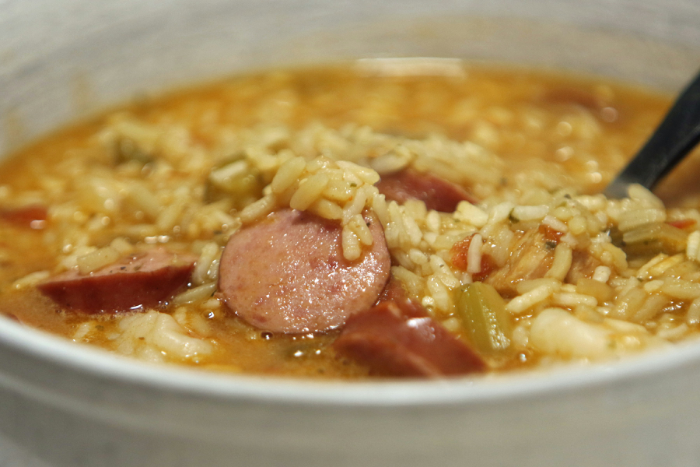 Bowl of New Orleans gumbo