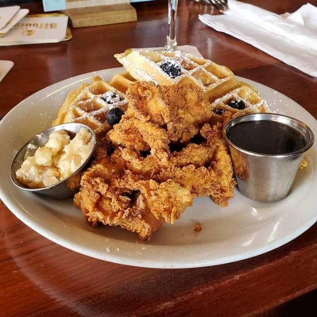 Chicken and waffles 