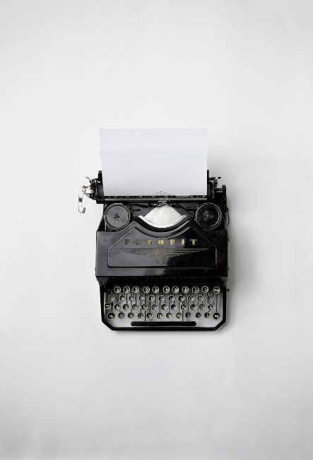 Vintage typewriter